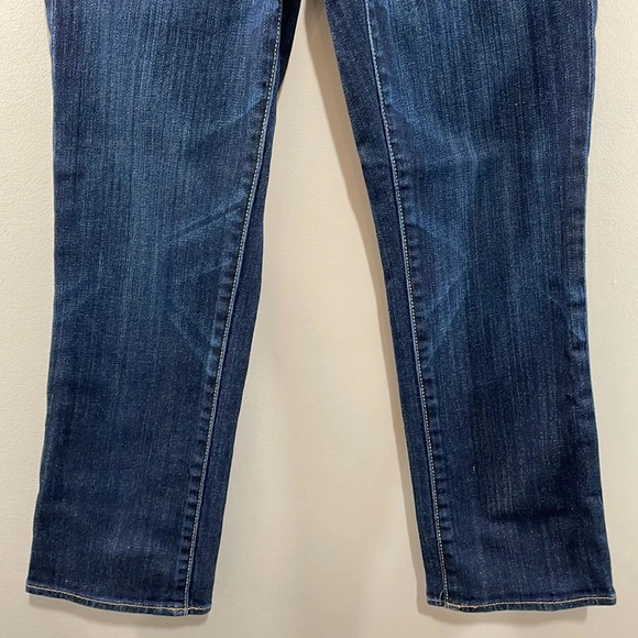 American Eagle Stretch Artist Crop Dark Wash Denim Jeans 6 - Picture 3 of 15